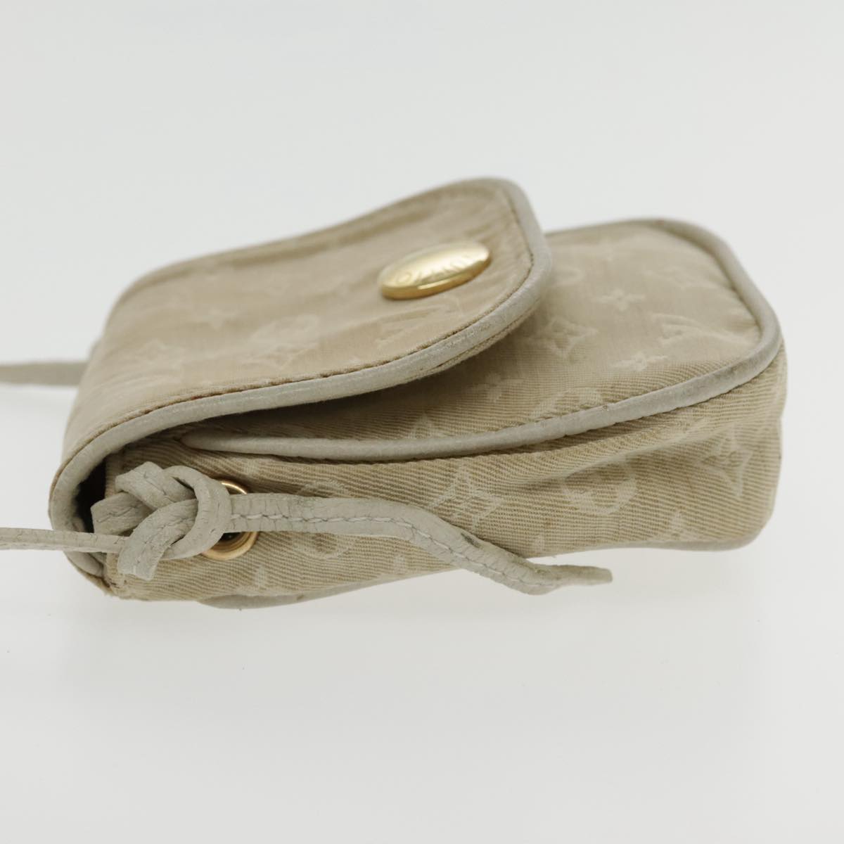 Louis Vuitton Mini Lin Beige Canvas Shoulder Bag