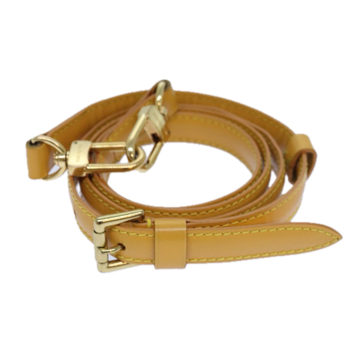 Louis Vuitton Shoulder Strap Camel Leather Bag Jewelry ()