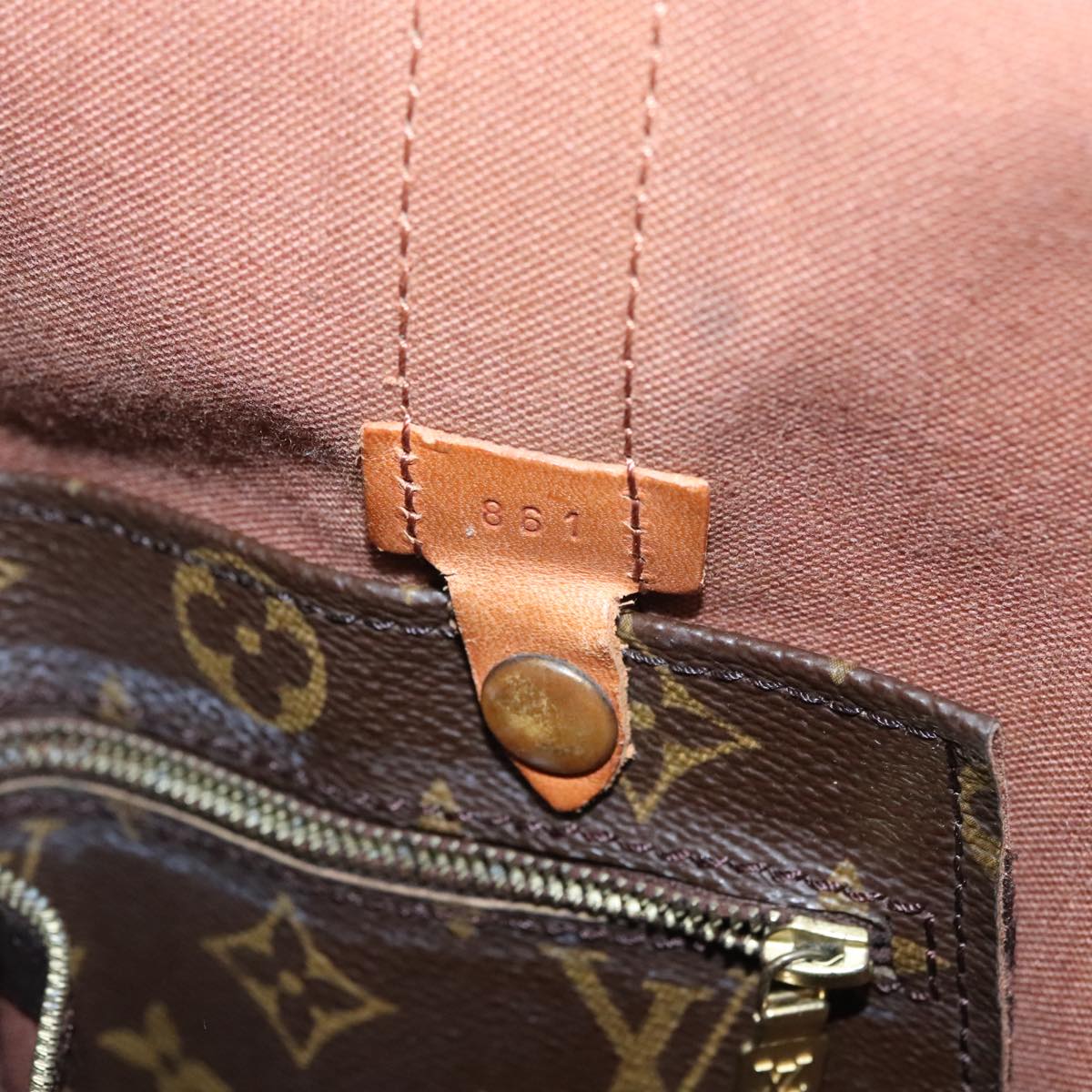 Louis Vuitton Randonnée Brown Canvas Shoulder Bag