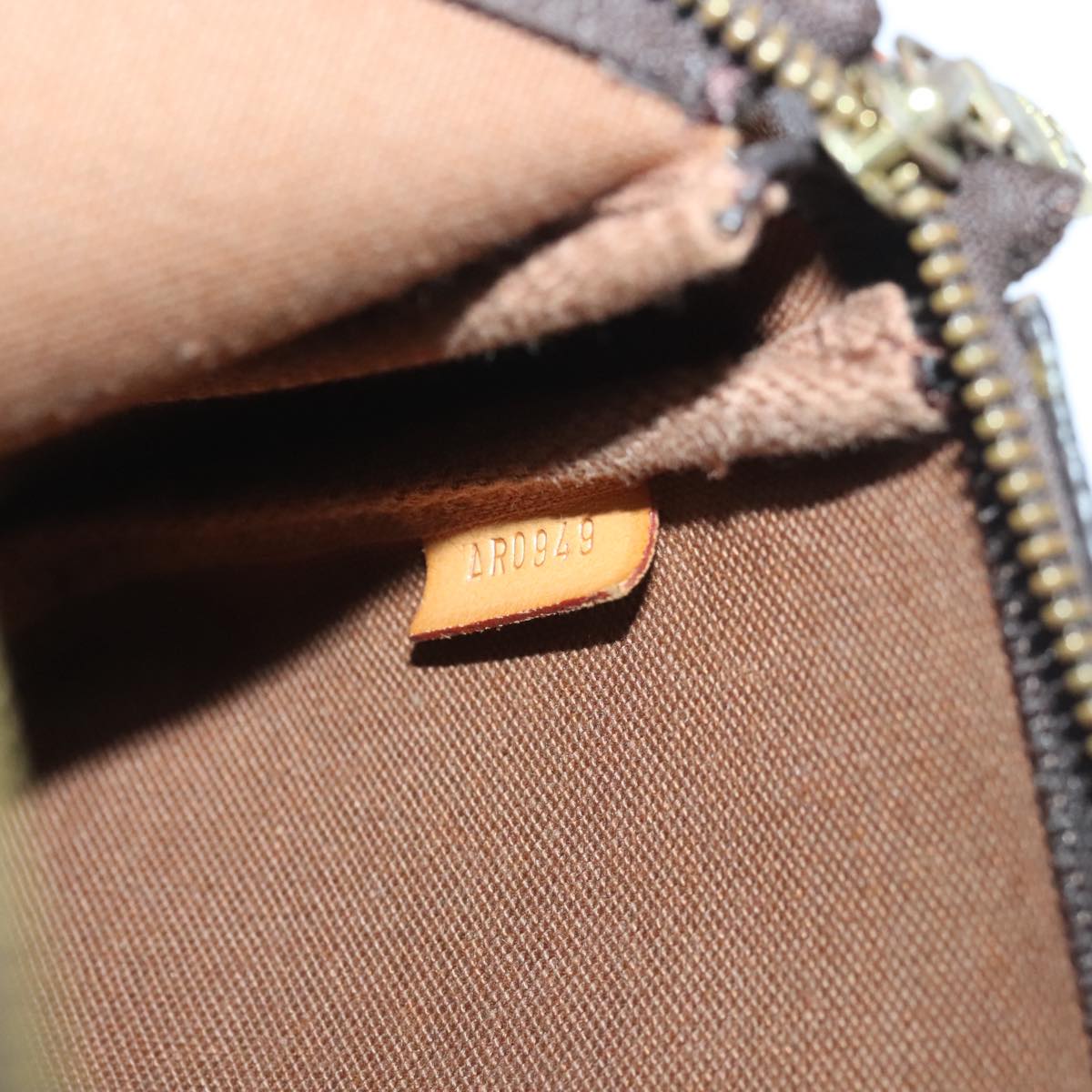 Louis Vuitton Pochette Accessoire Brown Canvas Shoulder Bag