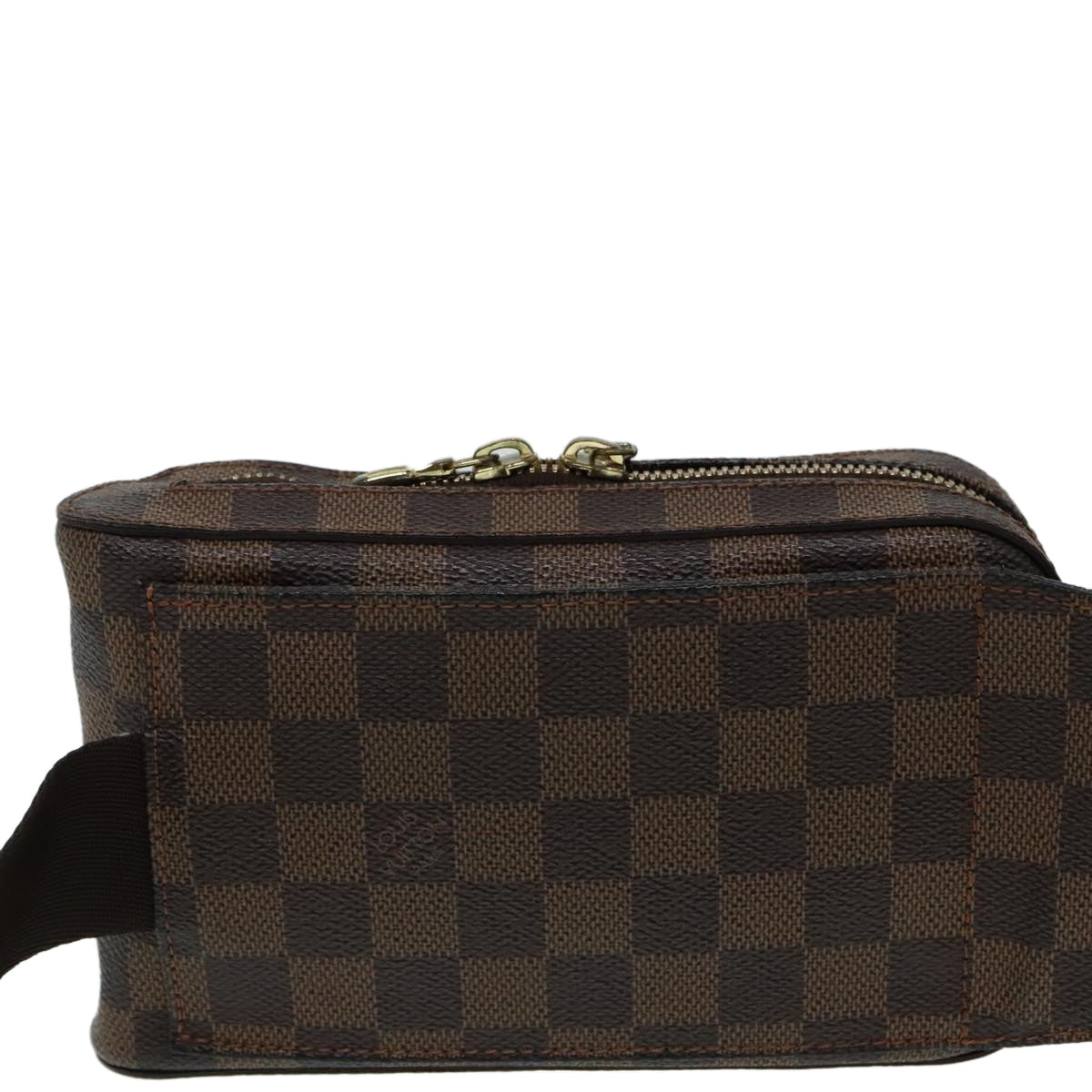 Louis Vuitton Geronimos Brown Canvas Shoulder Bag