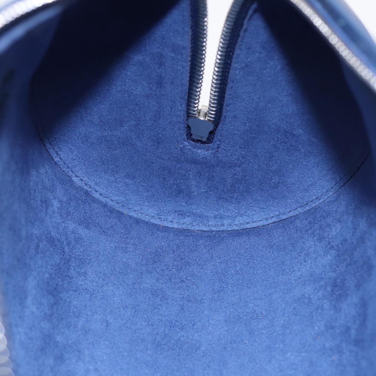 Louis Vuitton Papillon 30 Blue Leather Handbag