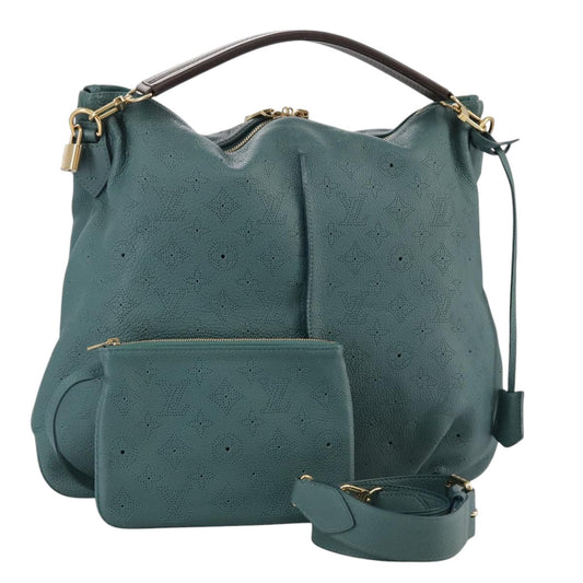 Louis Vuitton Selene Blue Leather Shoulder Bag ()