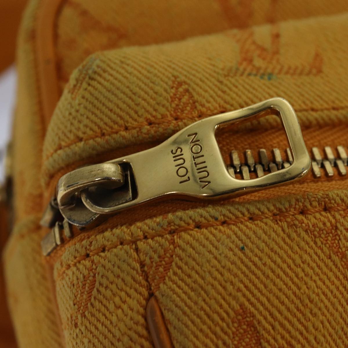 Louis Vuitton Outdoor Yellow Canvas Shoulder Bag