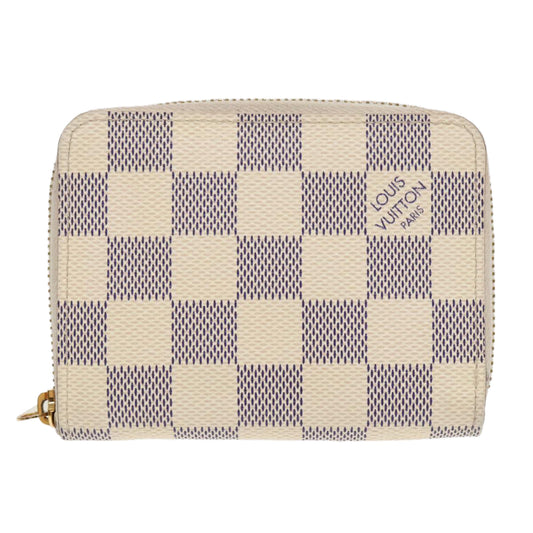 Louis Vuitton Zippy Wallet White Canvas Wallet
