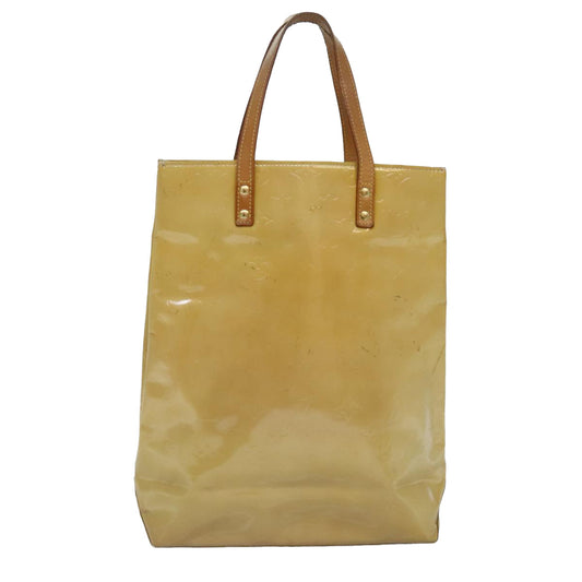 Louis Vuitton Reade Beige Patent Leather Tote Bag