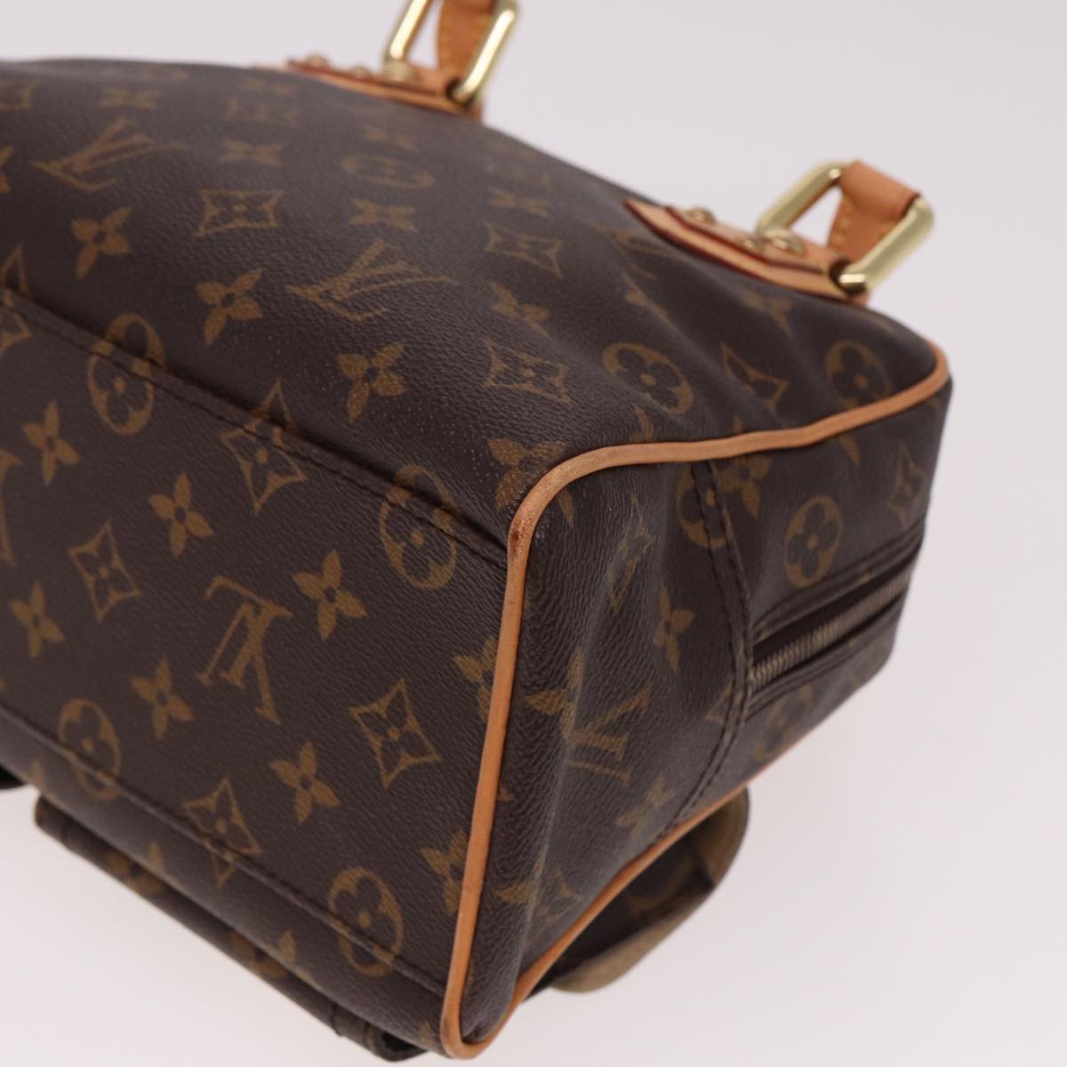 Louis Vuitton Manhattan Brown Canvas Handbag