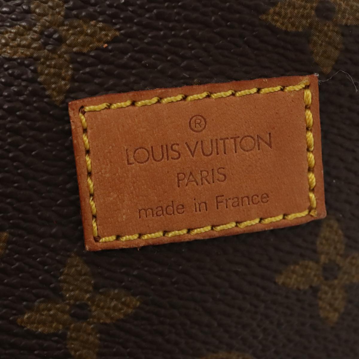 Louis Vuitton Saumur 35 Brown Canvas Shoulder Bag