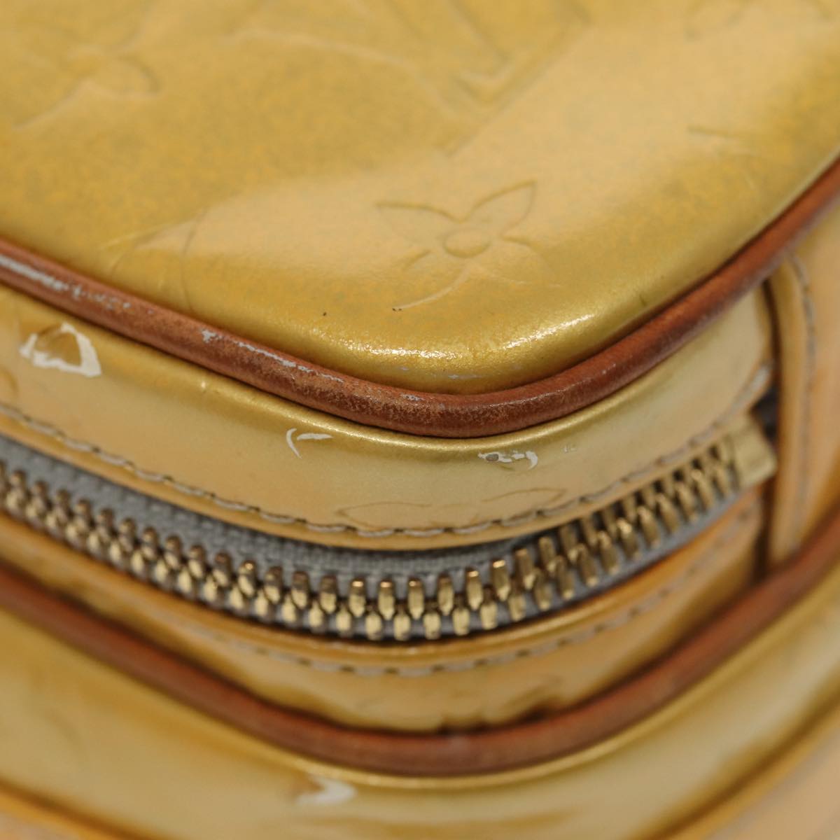 Louis Vuitton Wooster Yellow Patent Leather Shoulder Bag