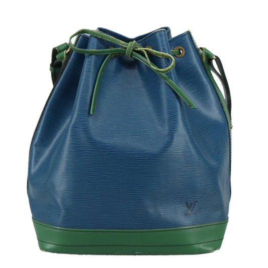 Louis Vuitton Noe Blue Leather Shoulder Bag