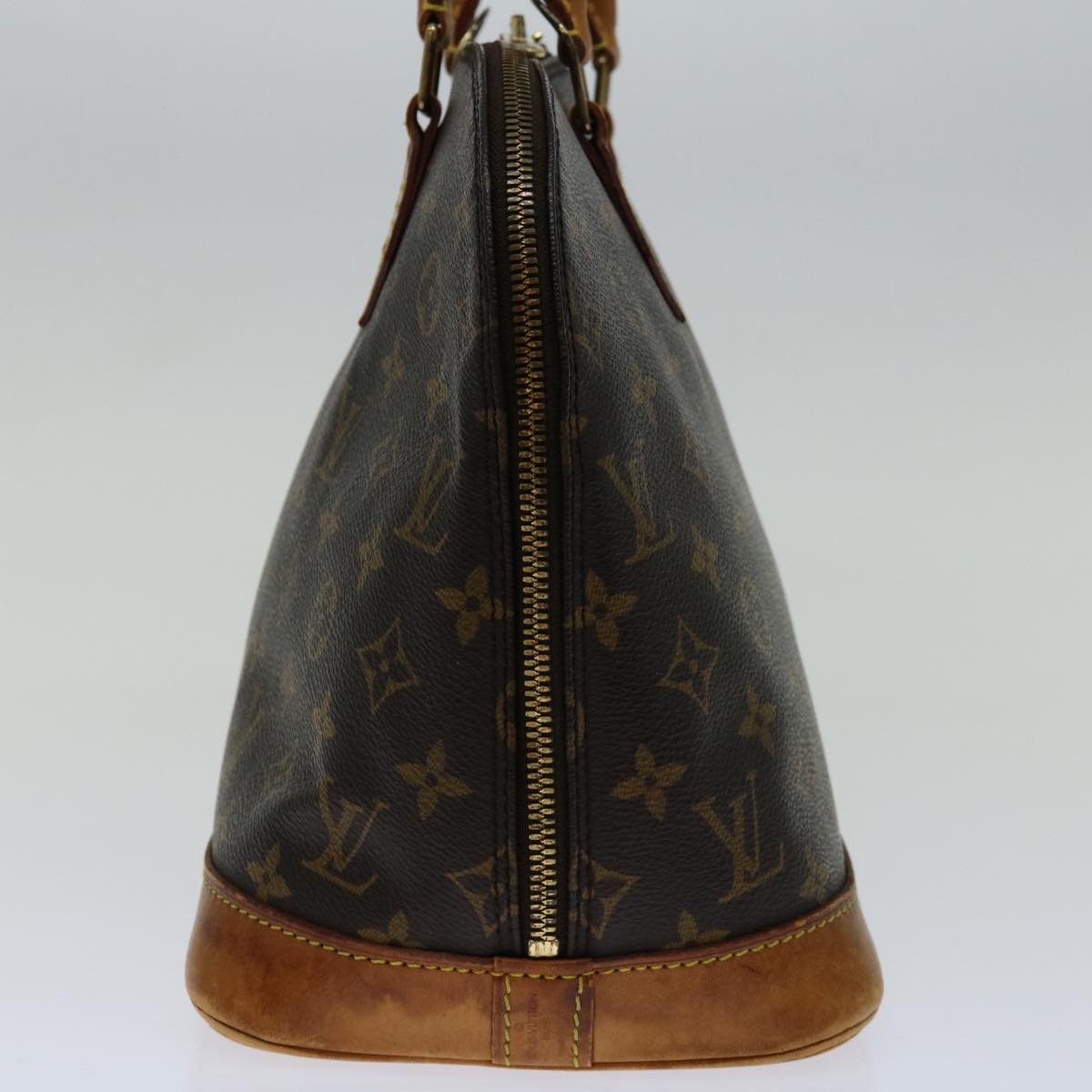 Louis Vuitton Alma Brown Canvas Handbag