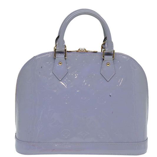 Louis Vuitton Alma Black Patent Leather Handbag
