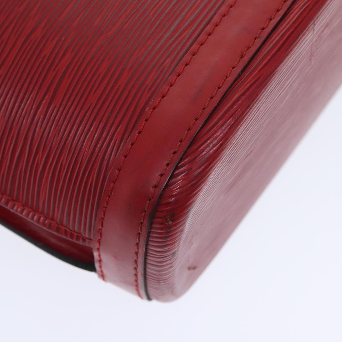 Louis Vuitton Lussac Red Leather Shoulder Bag