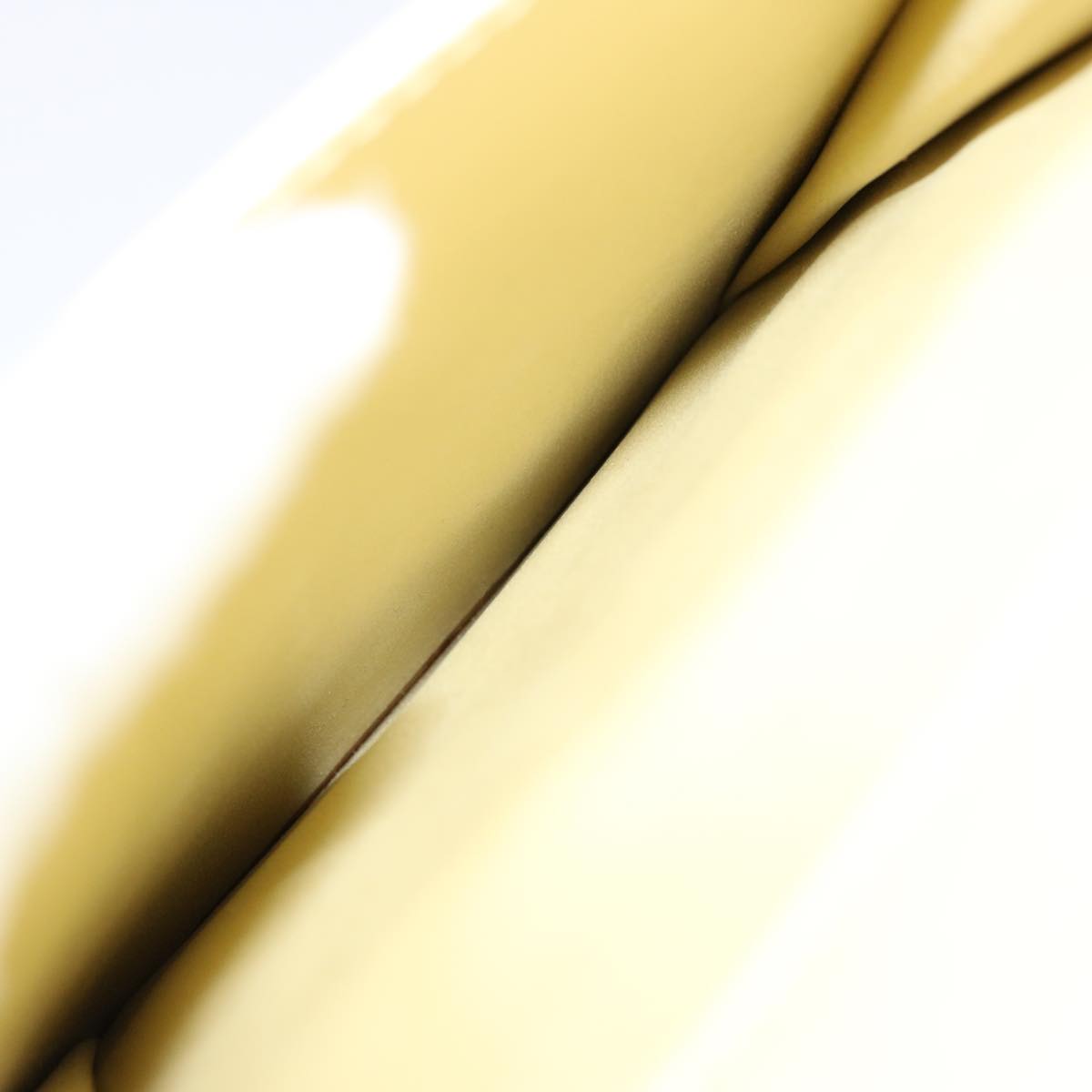Louis Vuitton Mott Yellow Patent Leather Clutch Bag