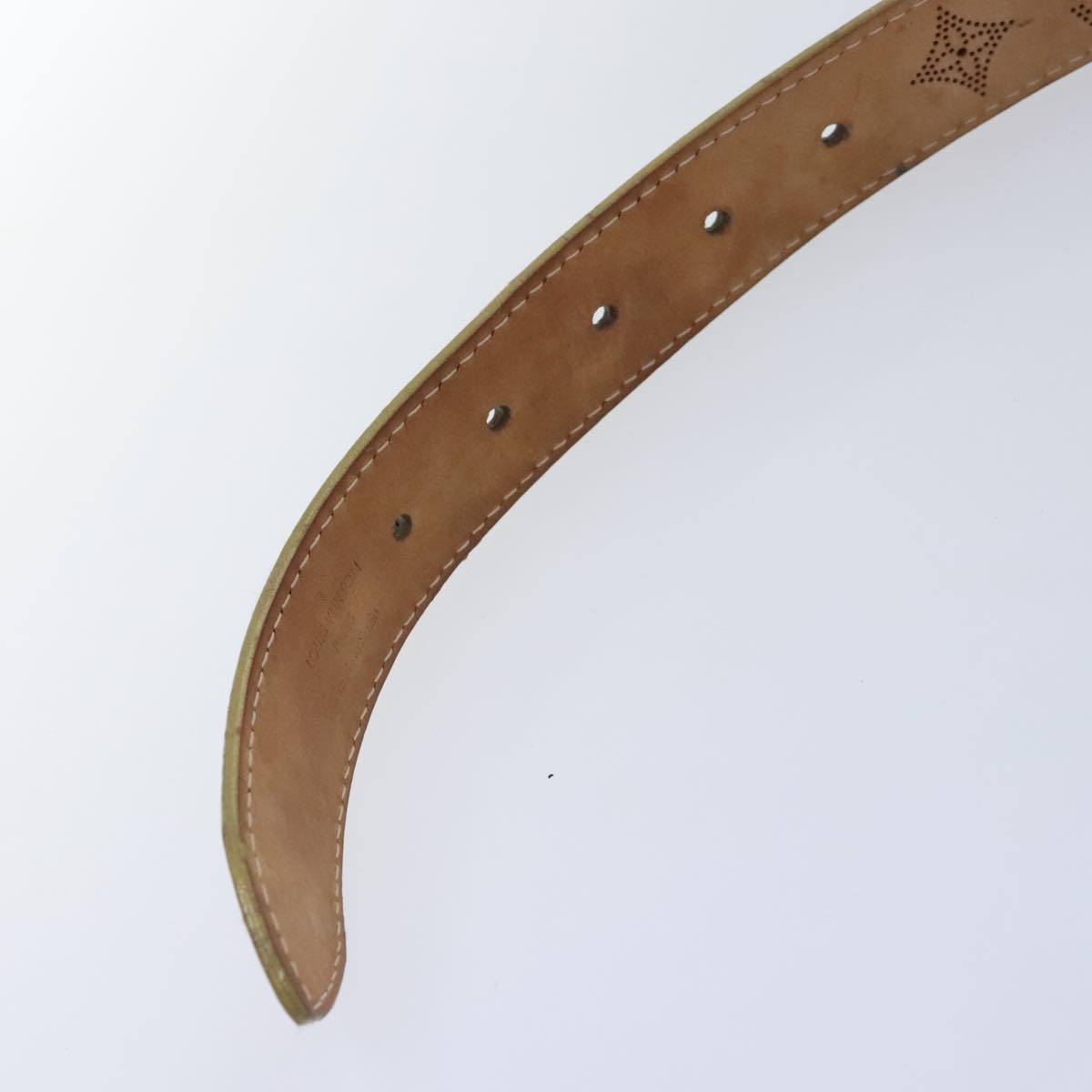Louis Vuitton Mahina Gold Leather Belt
