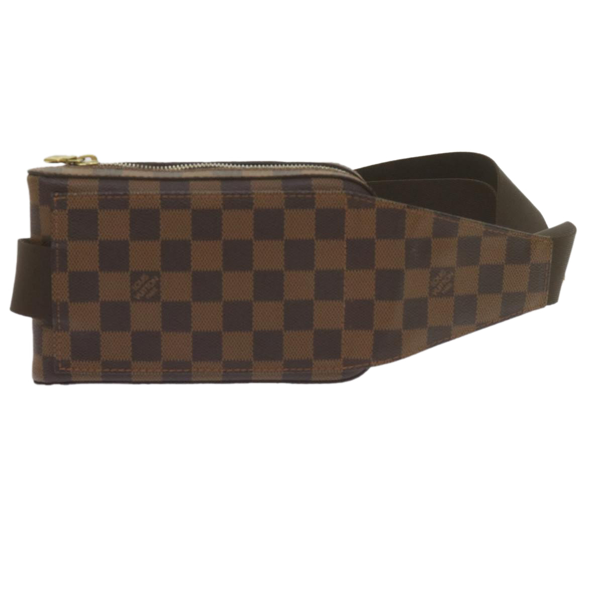 Louis Vuitton Geronimos Brown Canvas Shoulder Bag
