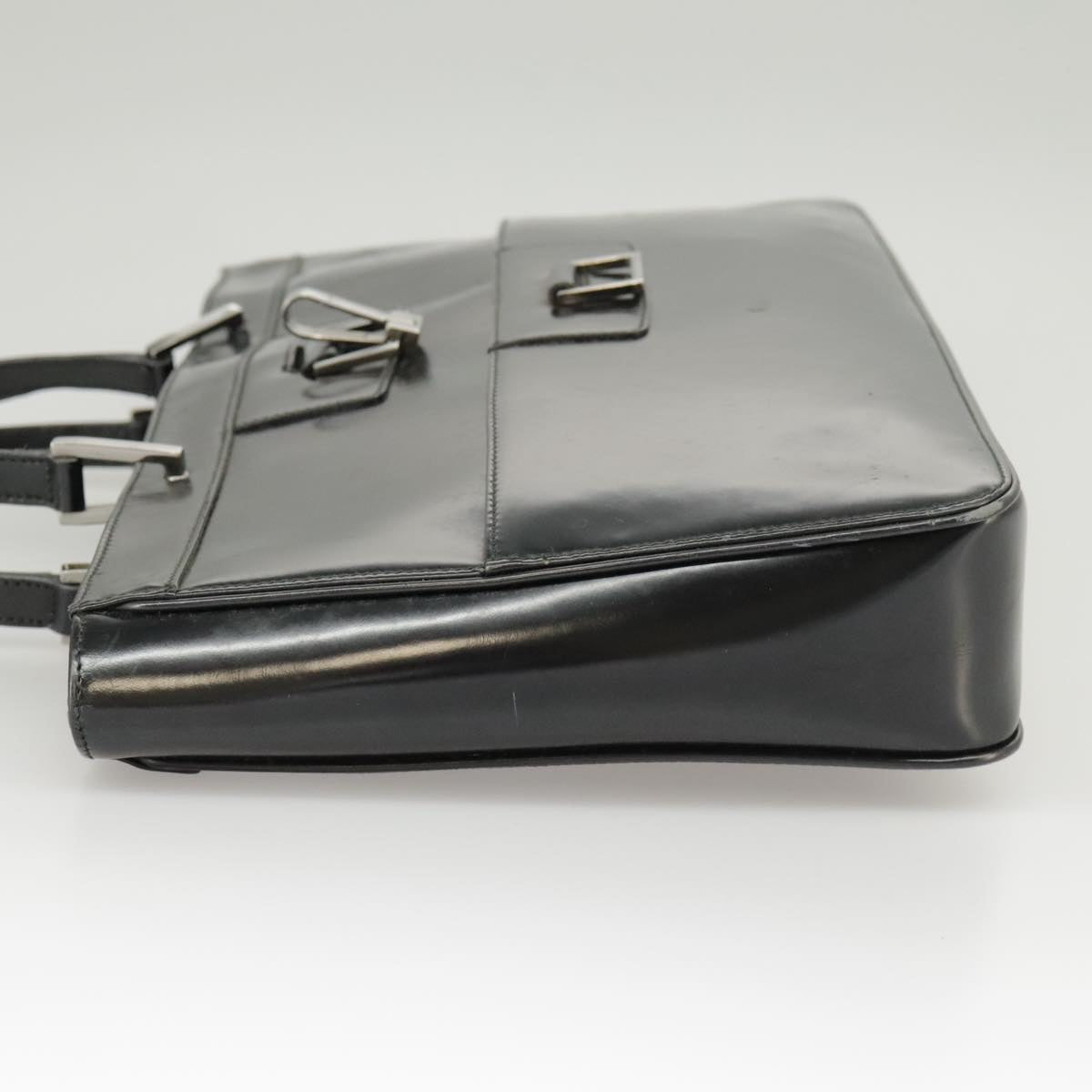Gucci Black Patent Leather Tote Bag