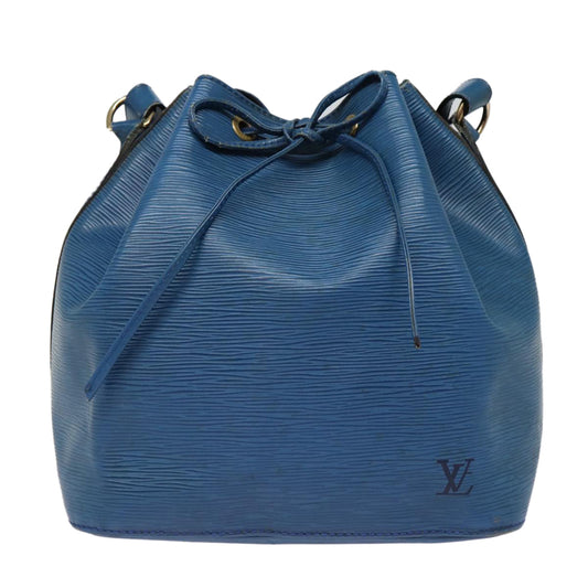 Louis Vuitton Noé Blue Leather Shoulder Bag ()