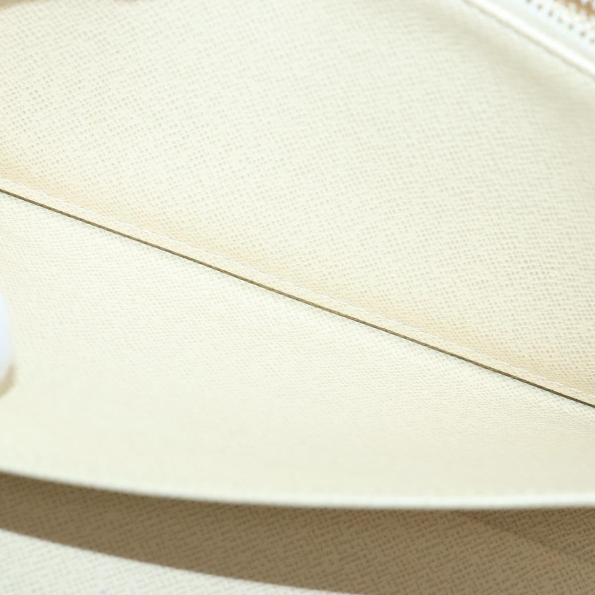 Louis Vuitton Organizer White Canvas Wallet
