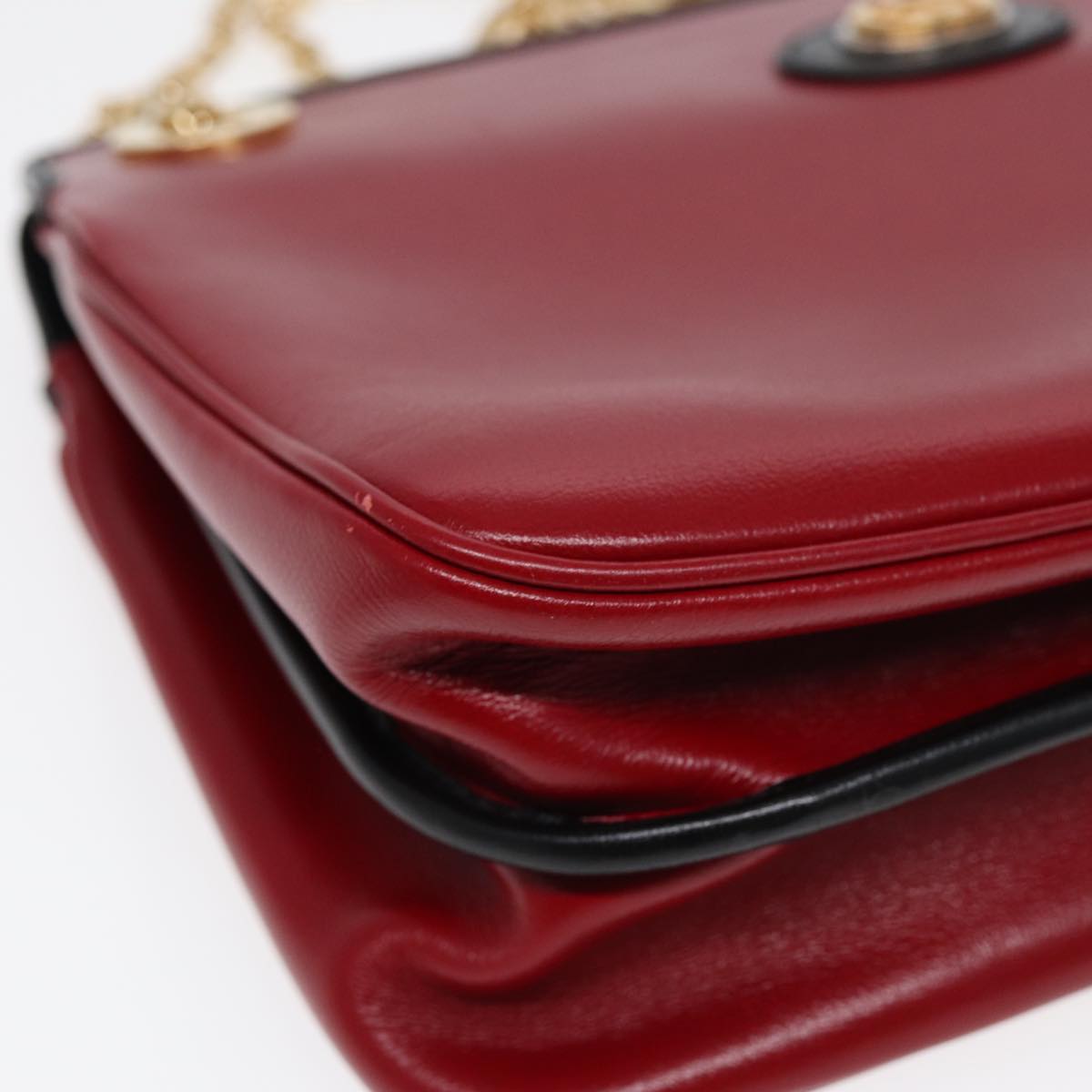 Gucci Marina Red Leather Shoulder Bag