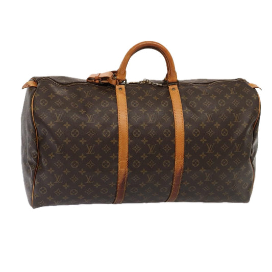 Louis Vuitton Keepall 60 Brown Canvas Travel Bag