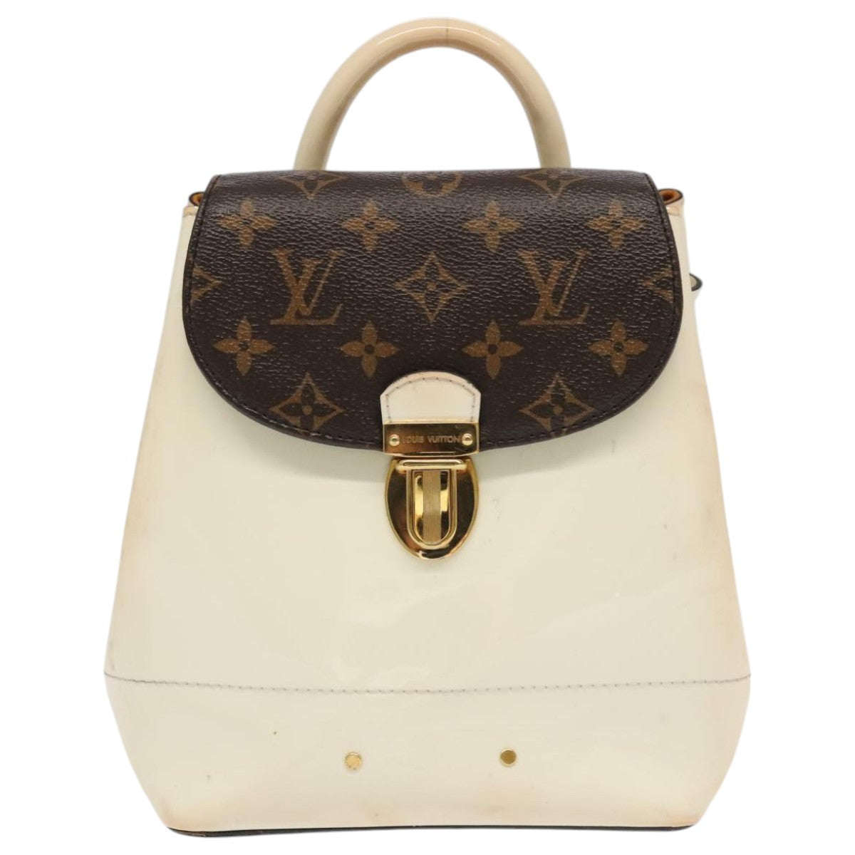 Louis Vuitton Hot Springs White Leather Backpack Bag
