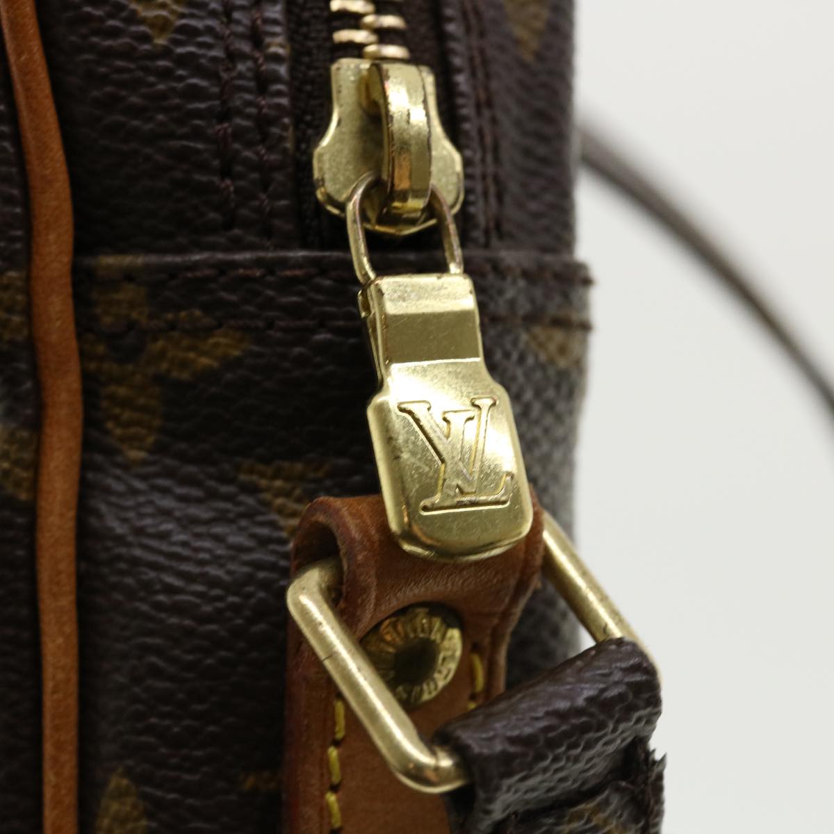 Louis Vuitton Danube Brown Canvas Shoulder Bag