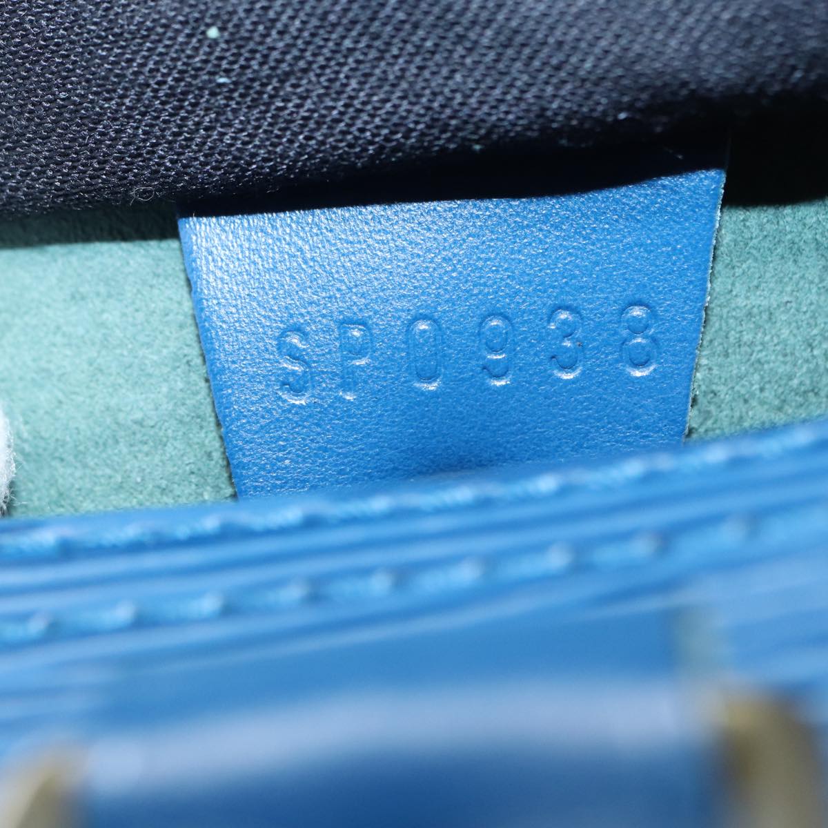 Louis Vuitton Speedy 25 Blue Leather Handbag