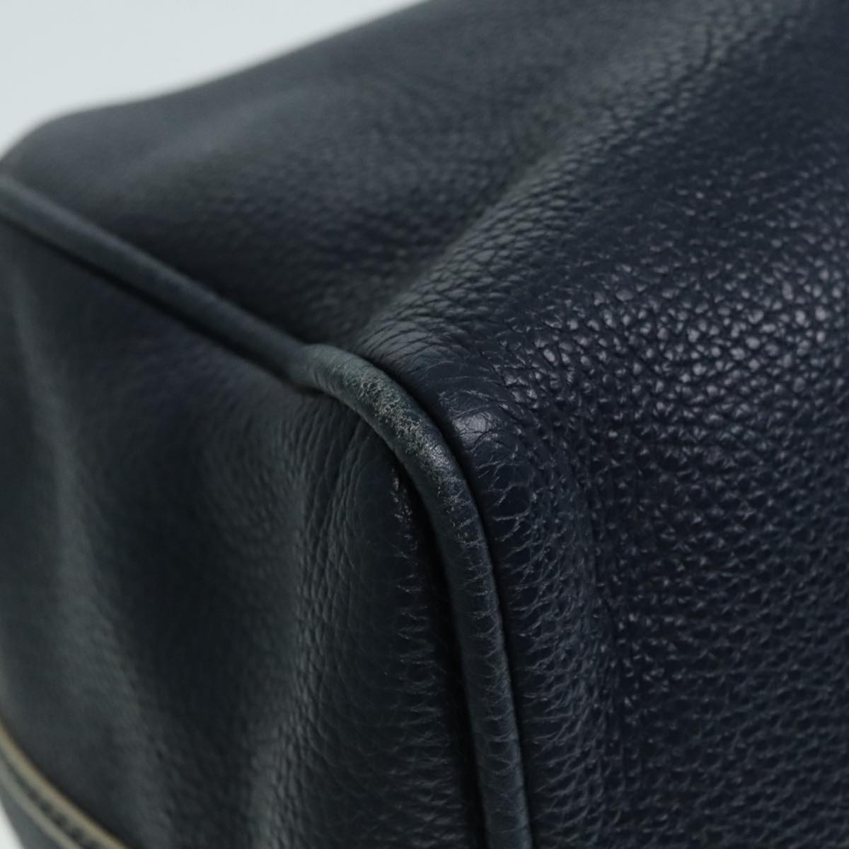 Louis Vuitton Keepall 50 Navy Leather Travel Bag