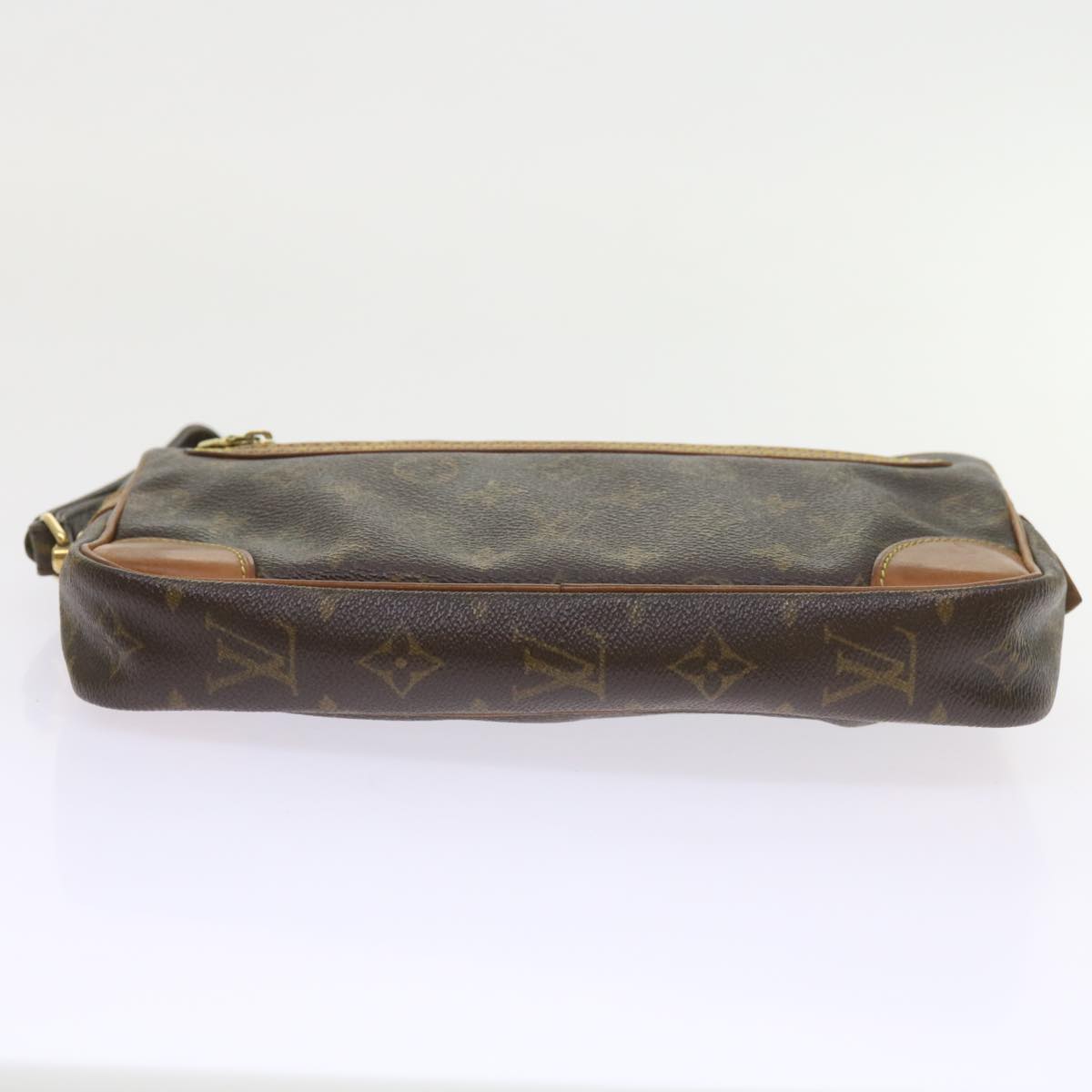 Louis Vuitton Marly Dragonne Brown Canvas Clutch Bag