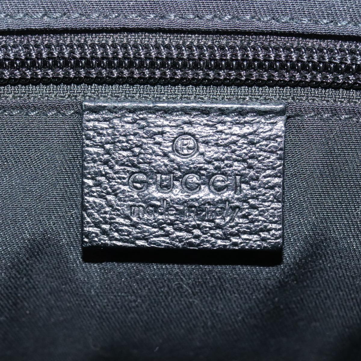 Gucci Black Canvas Shoulder Bag