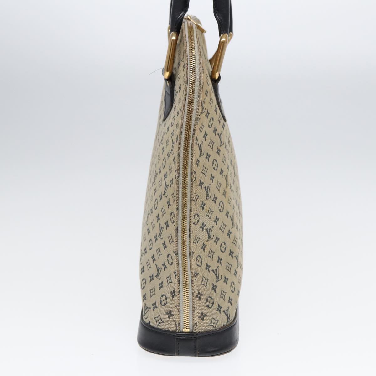 Louis Vuitton Alma Blue Canvas Handbag