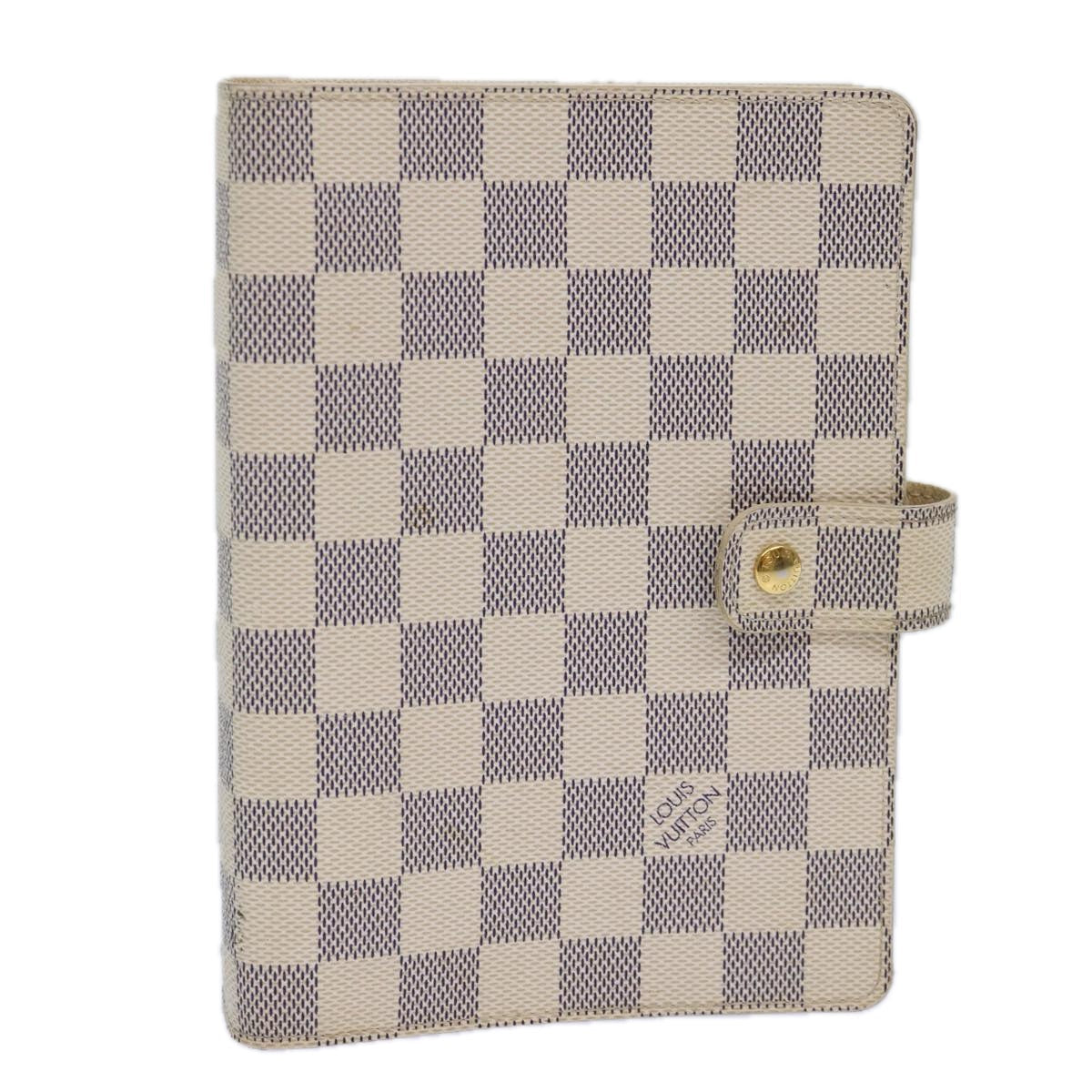 Louis Vuitton Agenda Cover Beige Canvas Wallet