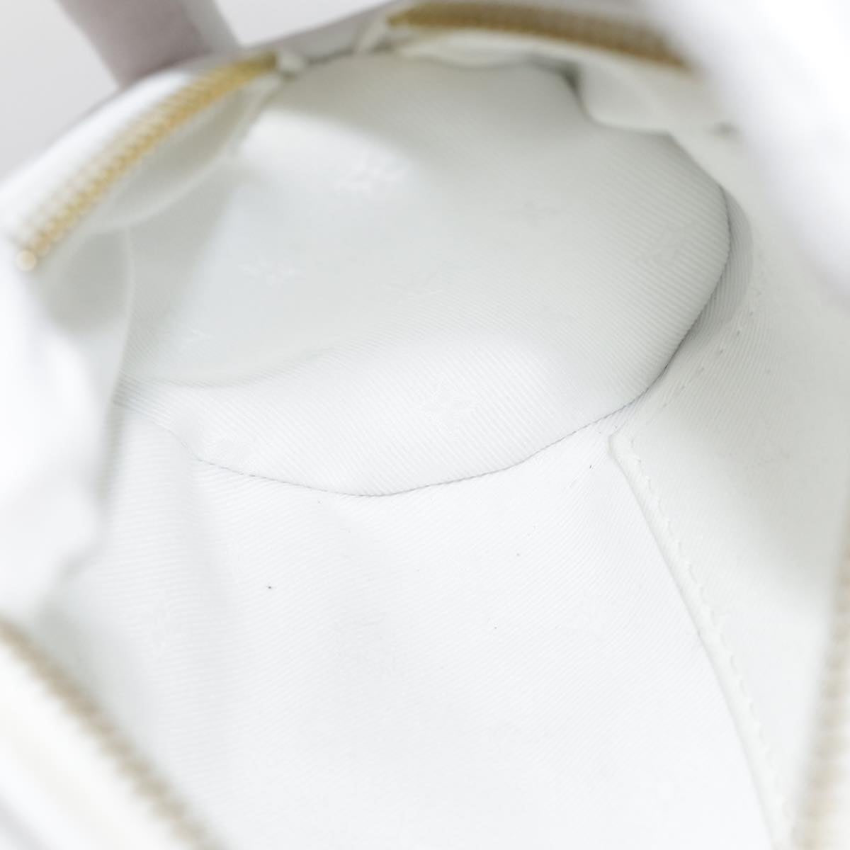 Louis Vuitton Papillon White Leather Handbag