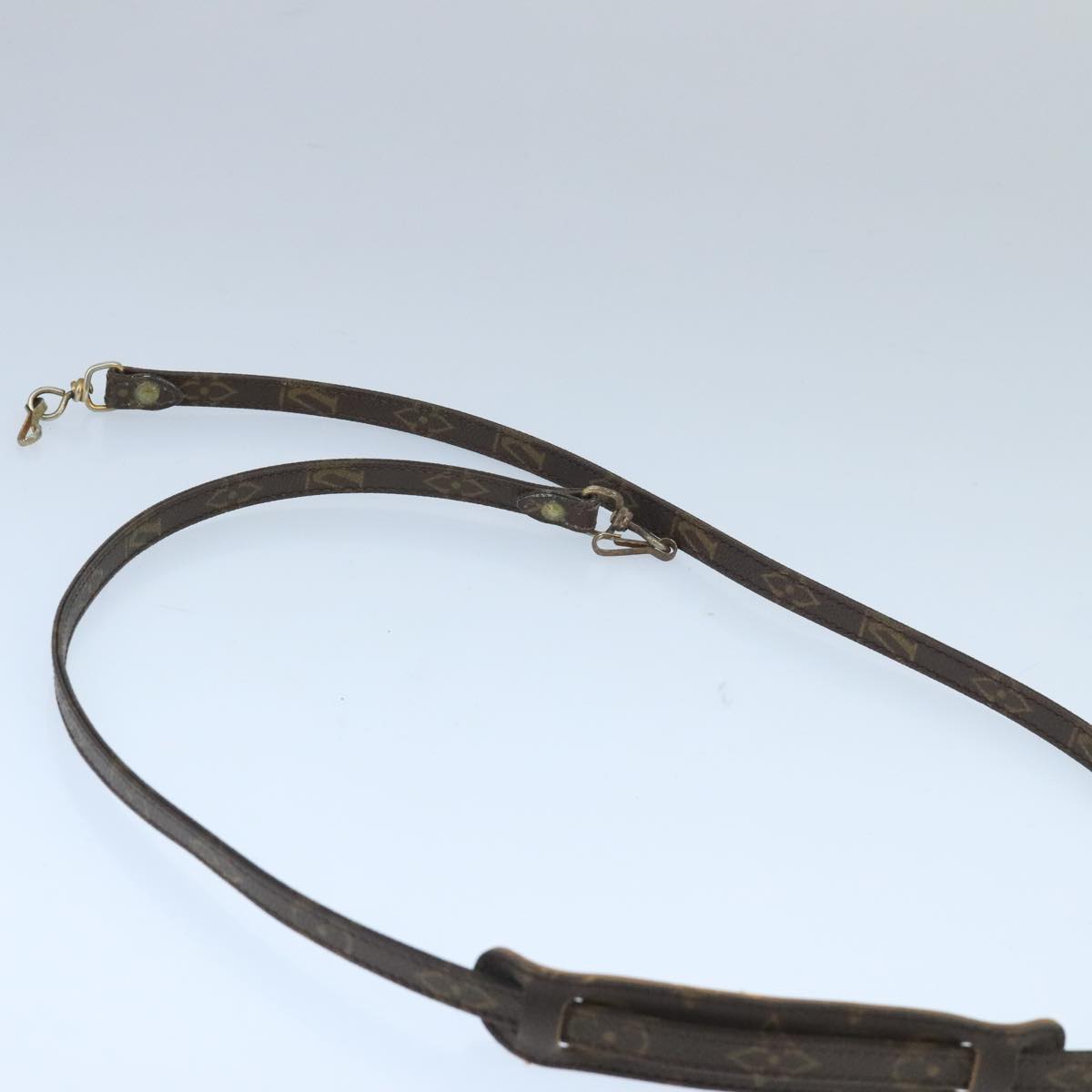 Louis Vuitton Shoulder Strap Brown Canvas Bag Jewelry