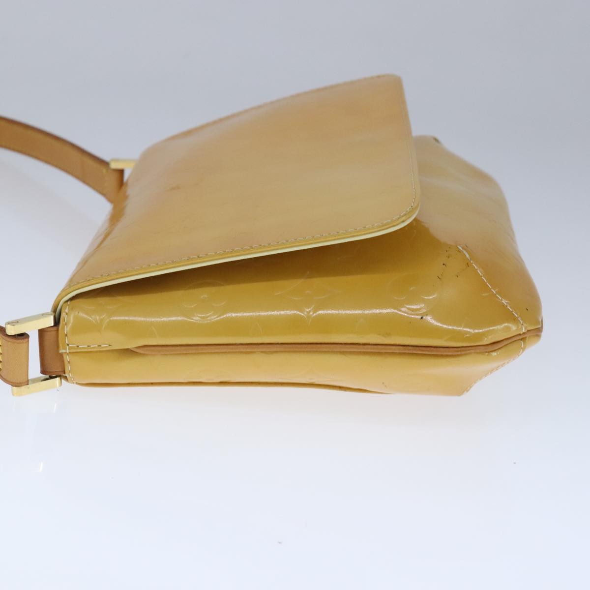 Louis Vuitton Thompson Street Beige Patent Leather Shoulder Bag
