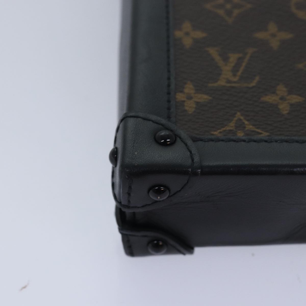 Louis Vuitton Trunk Brown Canvas Shoulder Bag