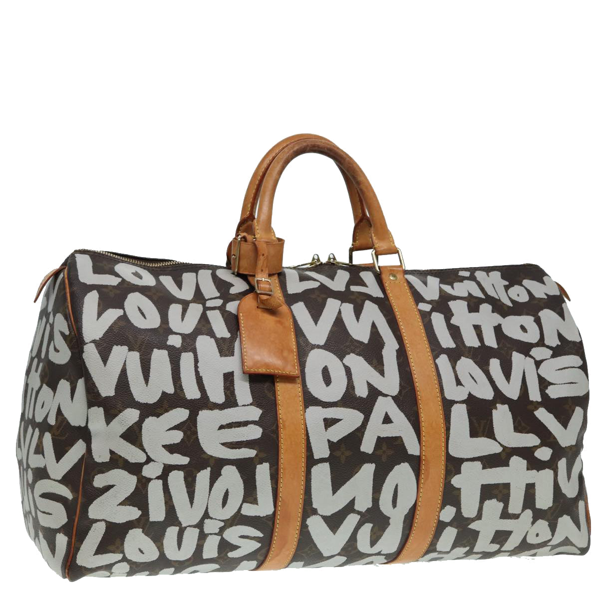 Louis Vuitton Keepall 50 Multicolour Canvas Travel Bag
