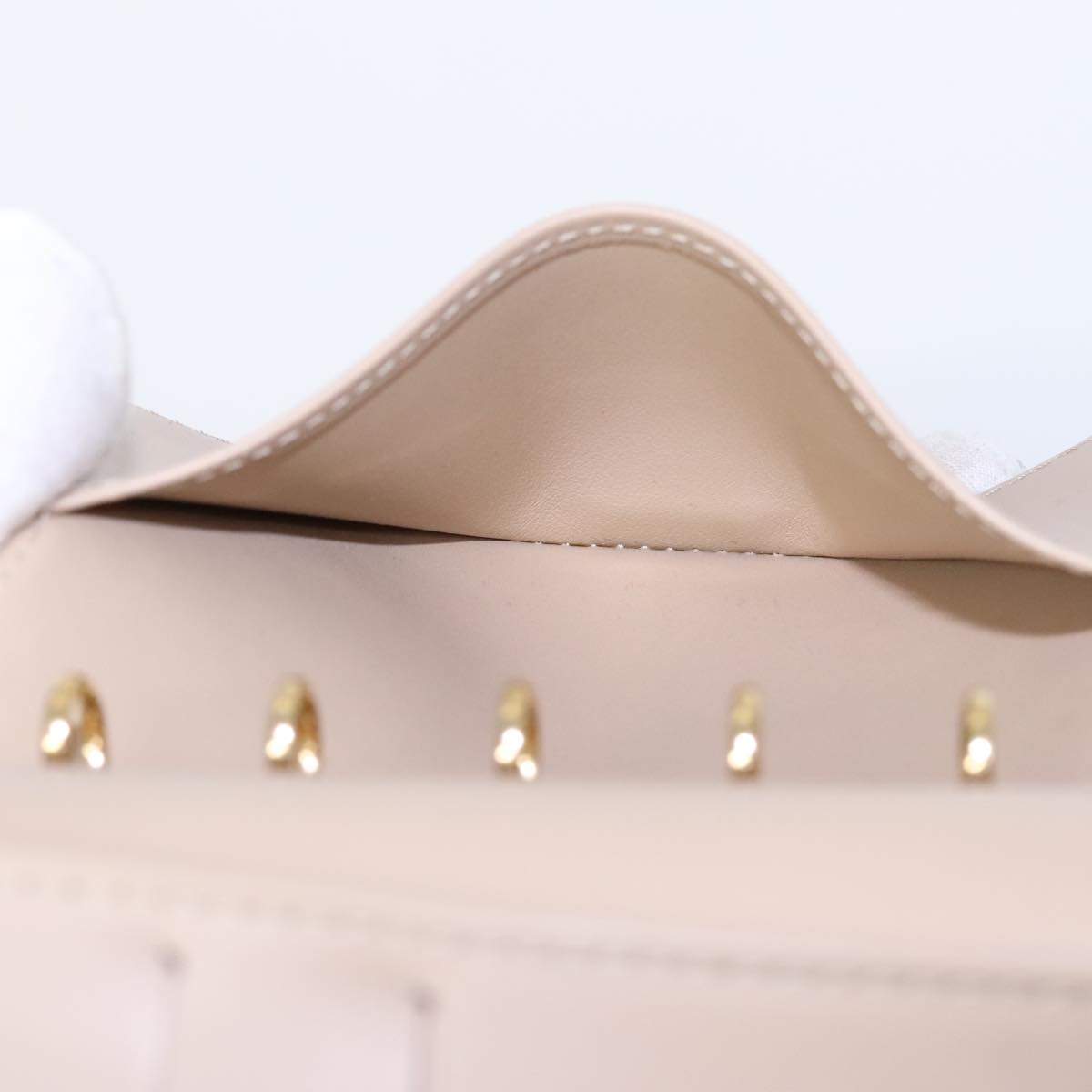 Louis Vuitton Agenda Pm Beige Patent Leather Wallet