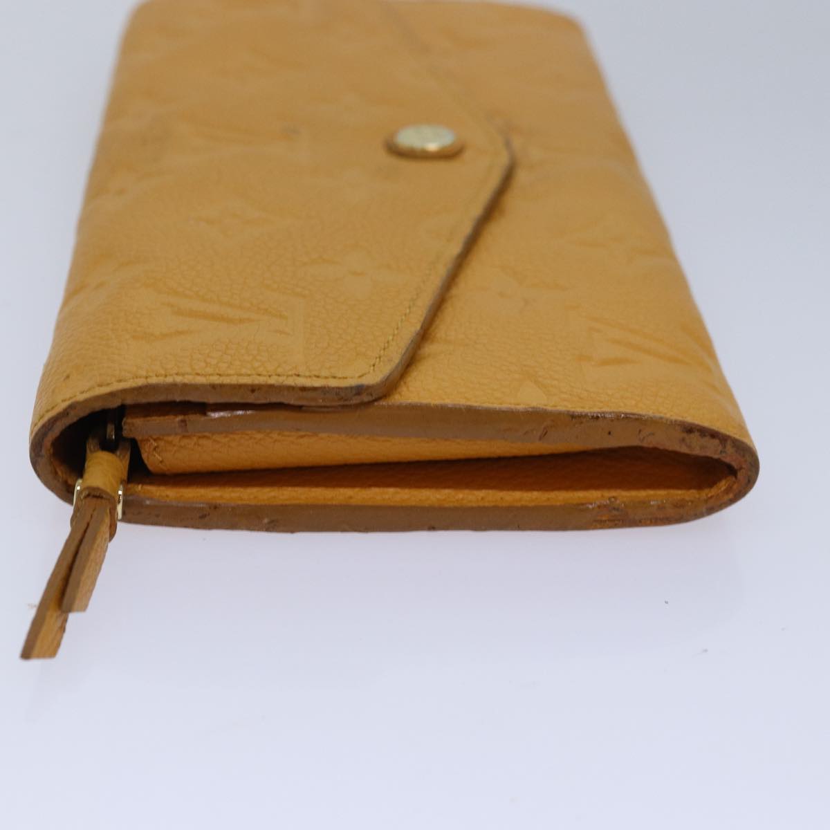 Louis Vuitton Portefeuille Yellow Leather Wallet