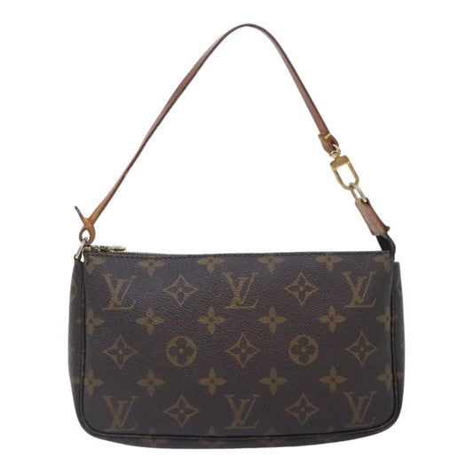 Louis Vuitton Pochette Accessoire Brown Canvas Shoulder Bag