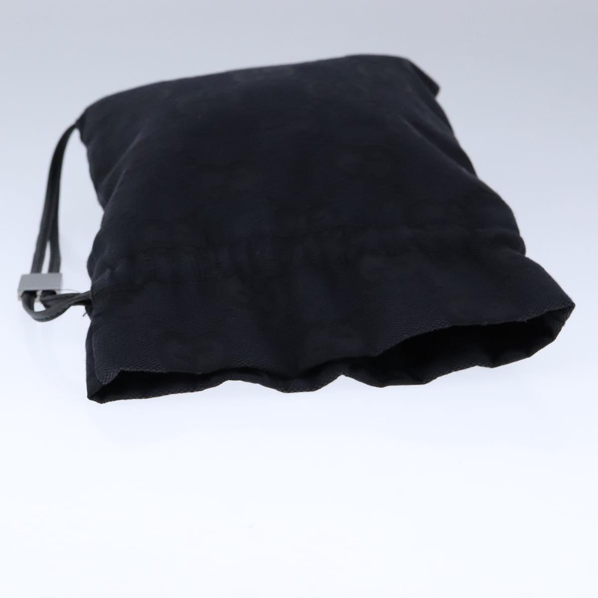 Gucci Gg Canvas Black Canvas Clutch Bag