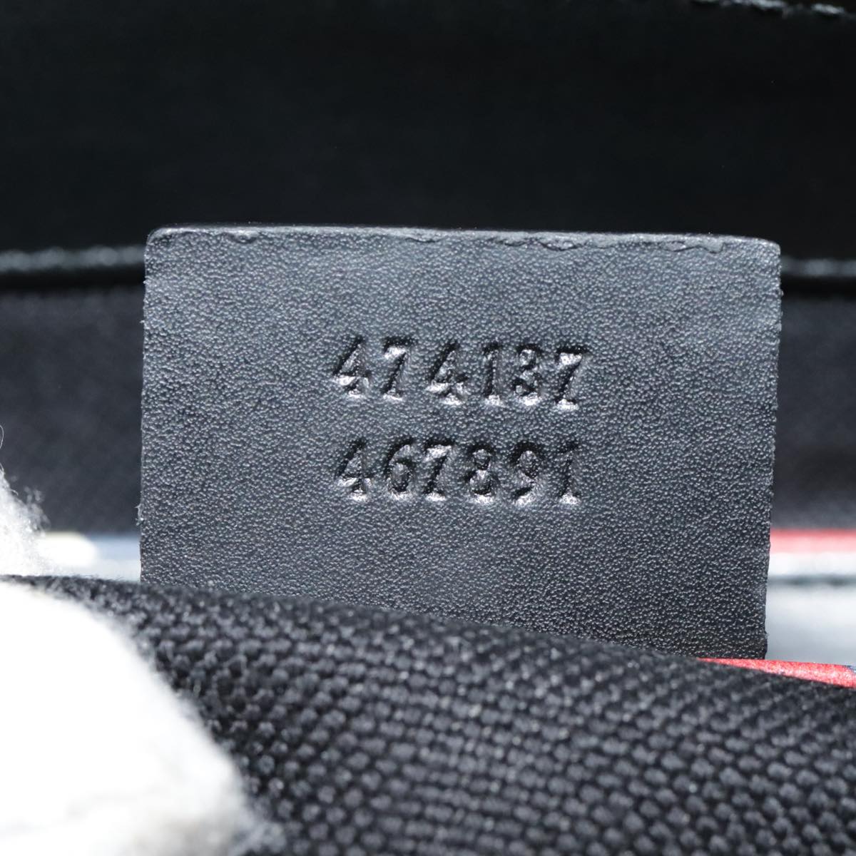 Gucci Jackie Black Canvas Shoulder Bag