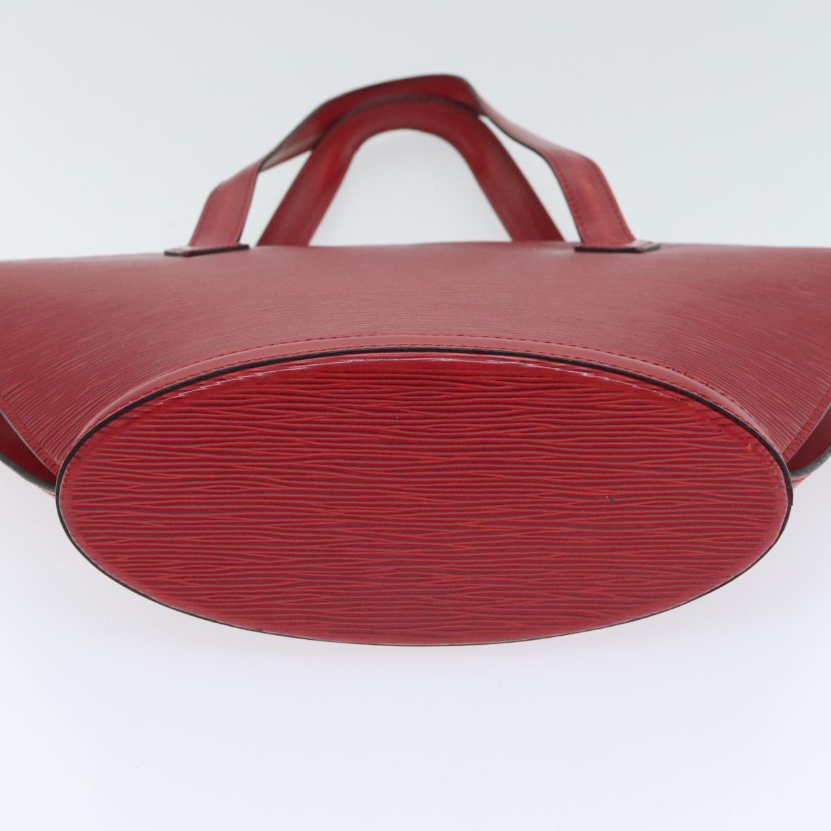 Louis Vuitton Saint Jacques Red Leather Handbag