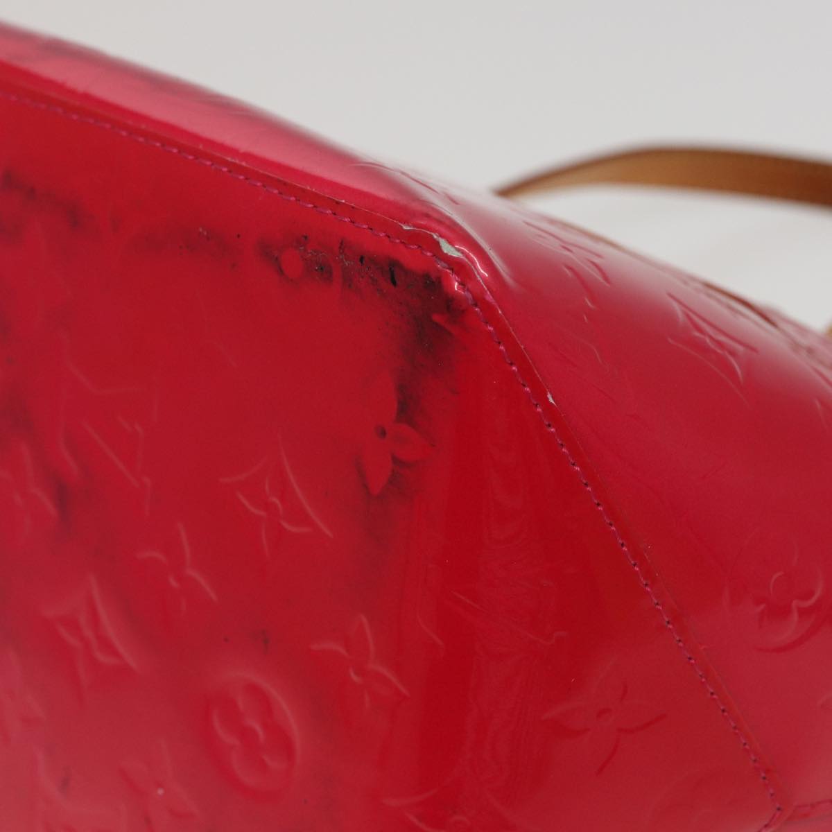 Louis Vuitton Bellevue Pink Patent Leather Handbag