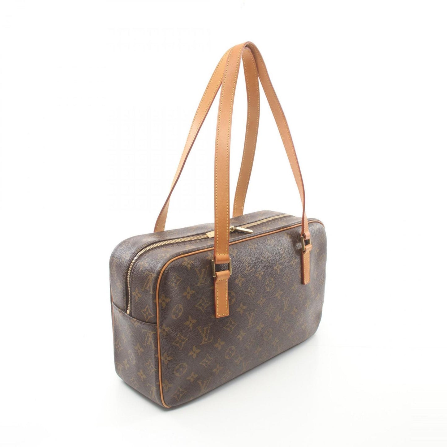 Louis Vuitton Brown Monogram Leather Shoulder Bag
