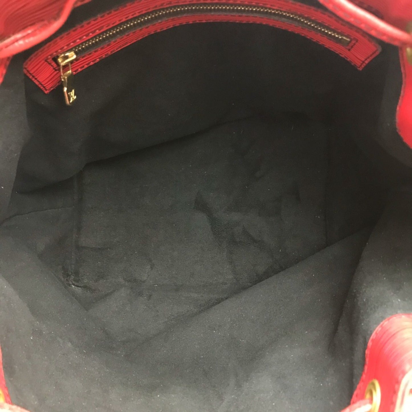 Louis Vuitton Red Leather Shoulder Bag