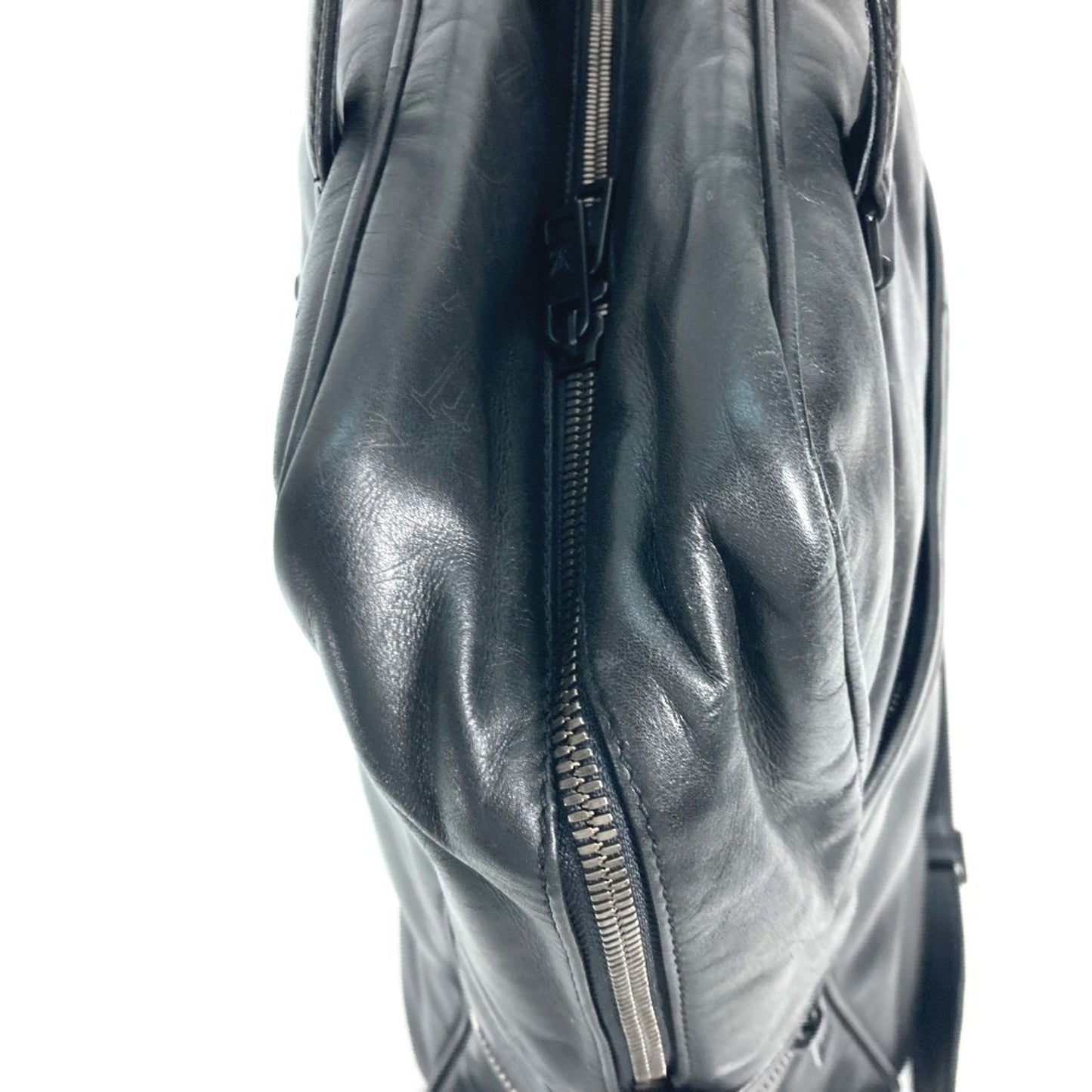 Louis Vuitton Black Leather Shoulder Bag