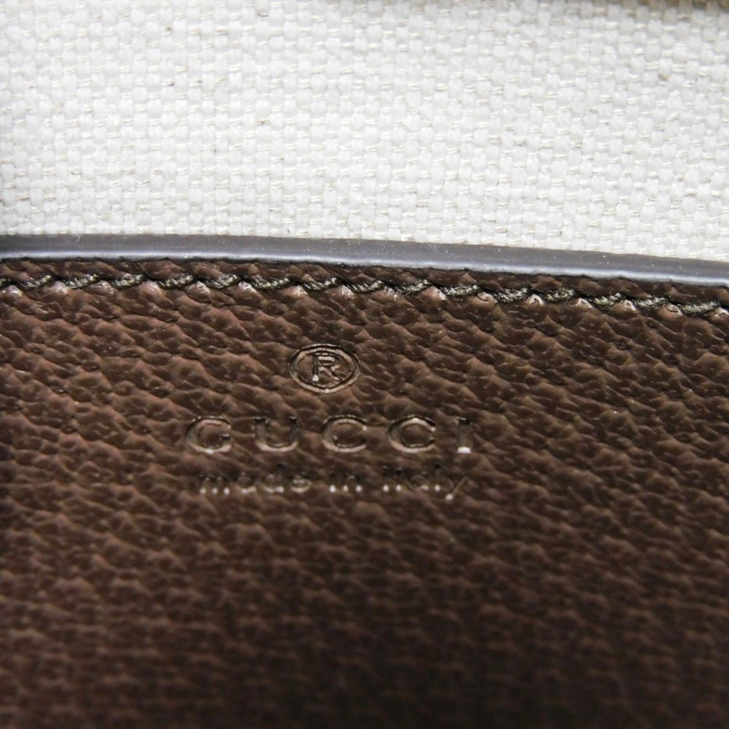 Gucci Beige Gg Supreme Canvas Elastane Leather Shoulder Bag Tote Bag