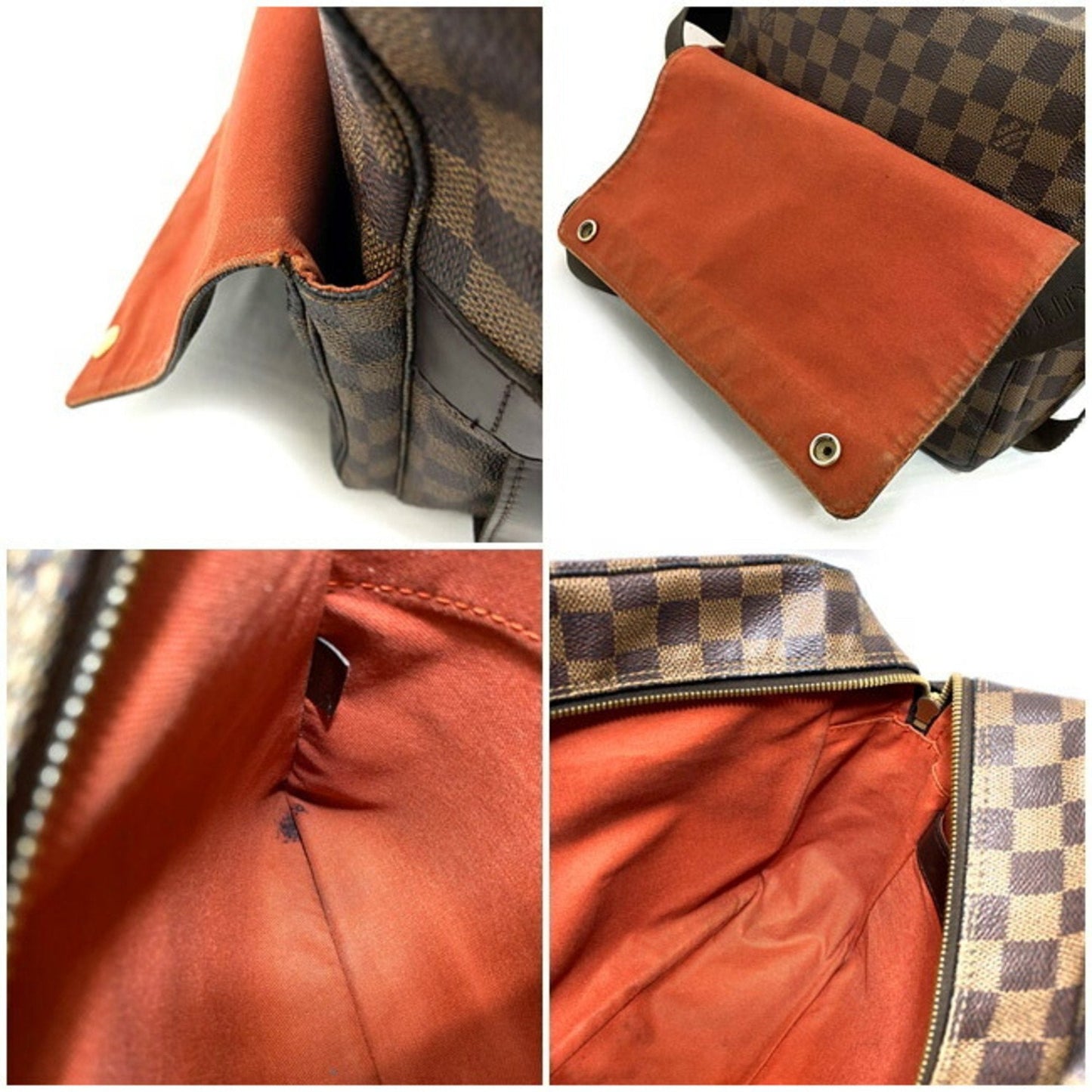 Louis Vuitton Damier Brown Damier Canvas Ebene Shoulder Bag